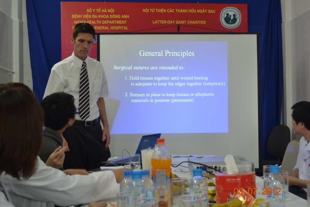 Medical lecture – Surgical sutures
